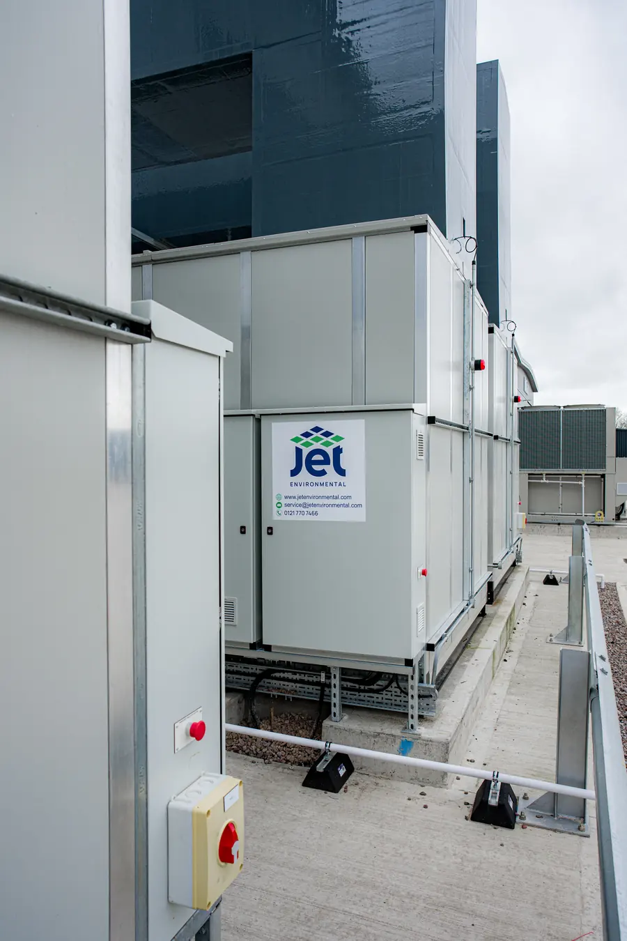 A Jet Environmental air handling unit on site